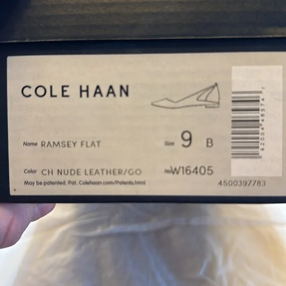 Cole Haan Tan & Gold Leather Flats - women’s size 9 - Picture 6 of 6